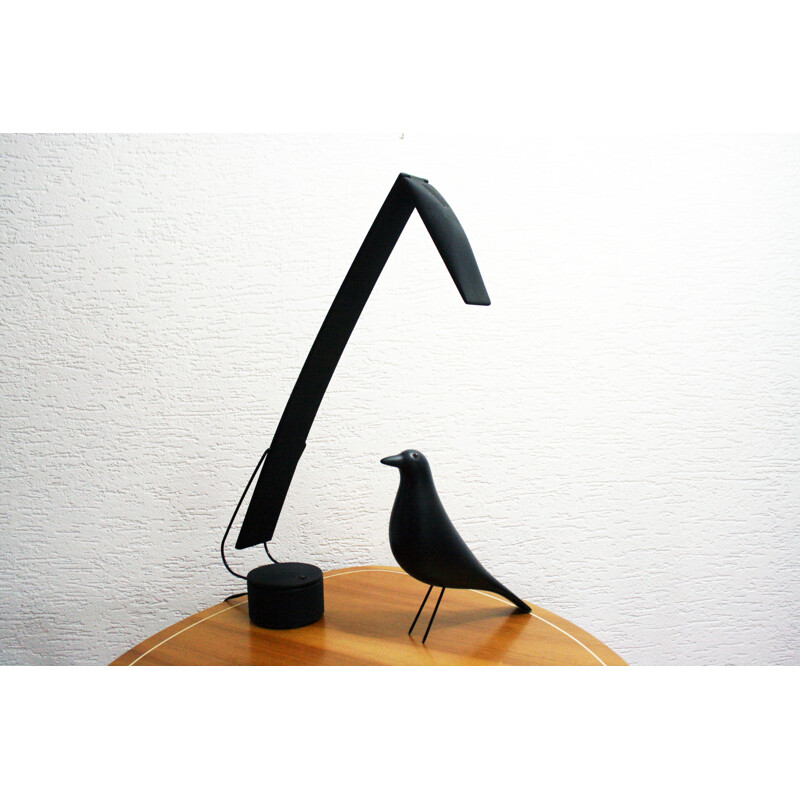 PAF Studio "Dove" black lamp, Mario BARBAGLIA et Marco COLOMBO - 1980s