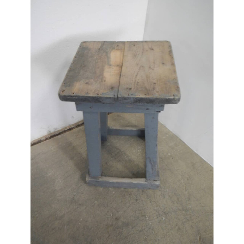 Vintage grey stool