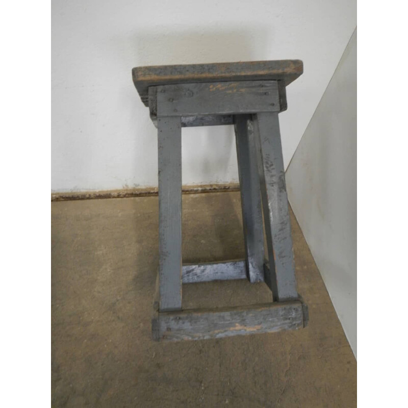 Vintage grey stool