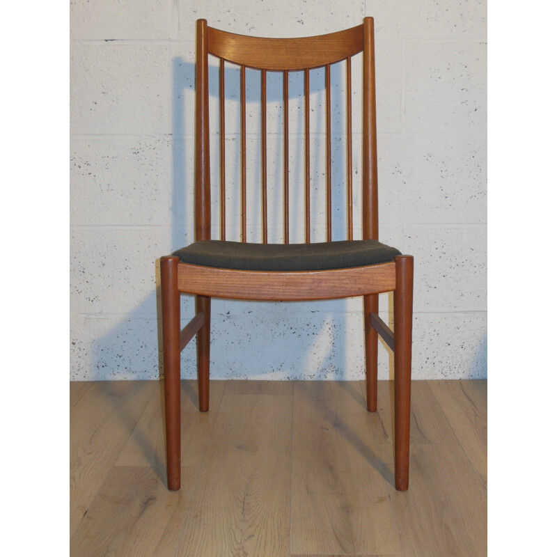 Suite of 6 chairs "422" in teak, Arne VODDER - 1960s