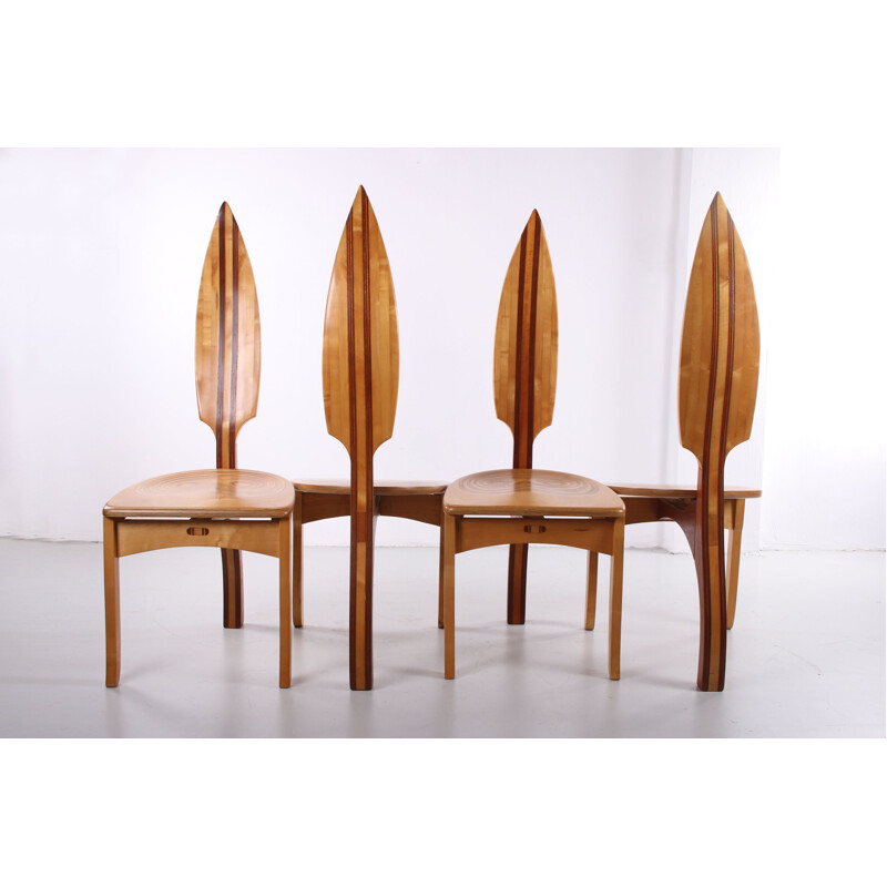 Set of 4 vintage Dining table chair David Haig Australia 1970