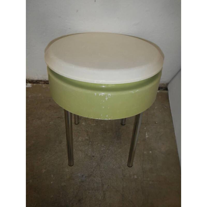 Vintage beauty case  stool