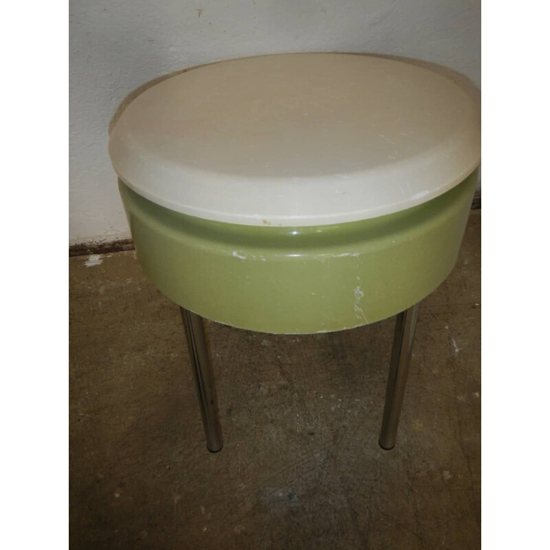 Vintage beauty case  stool