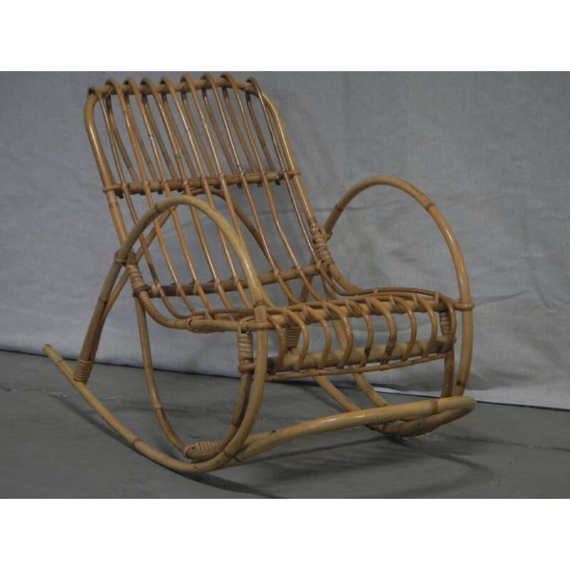 Vintage rocking chair for children 