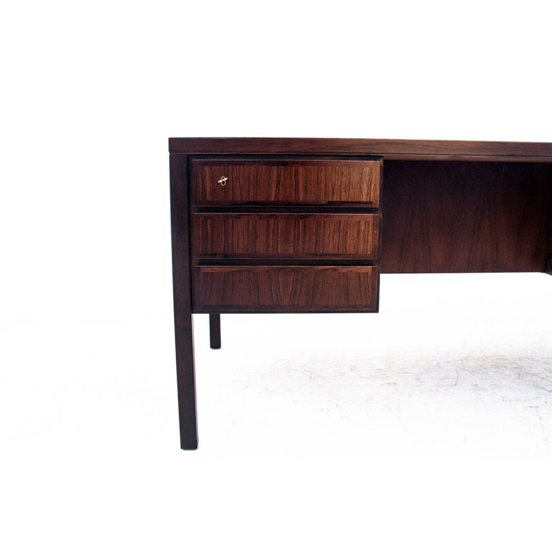 Vintage Rosewood desk model 77 by Omann Jun Denmark 1960s