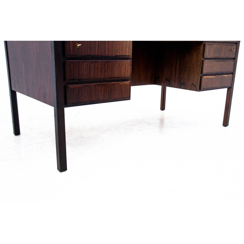 Vintage Rosewood desk model 77 by Omann Jun Denmark 1960s