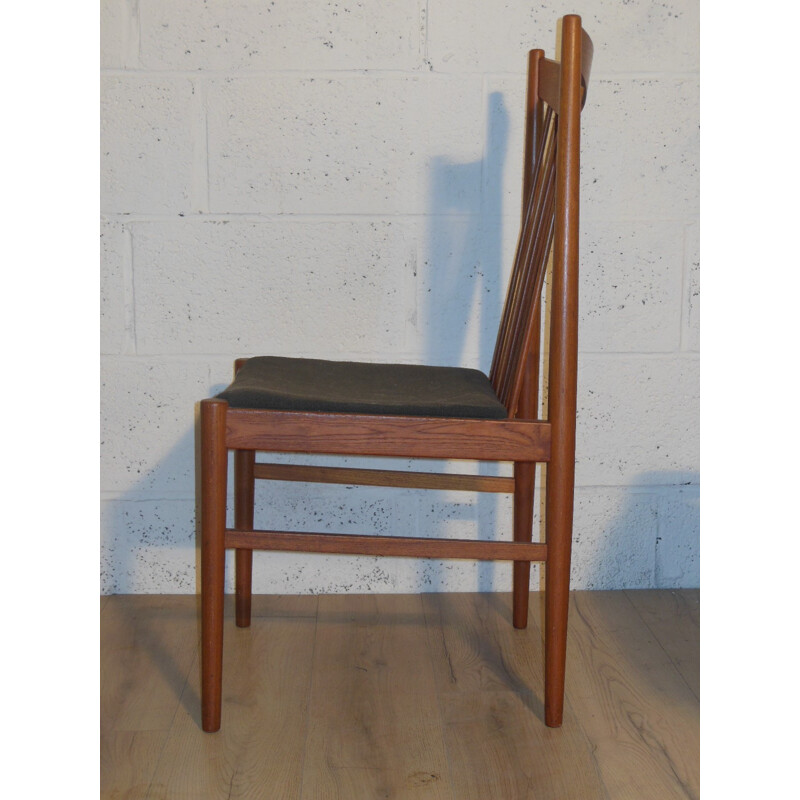 Suite of 6 chairs "422" in teak, Arne VODDER - 1960s