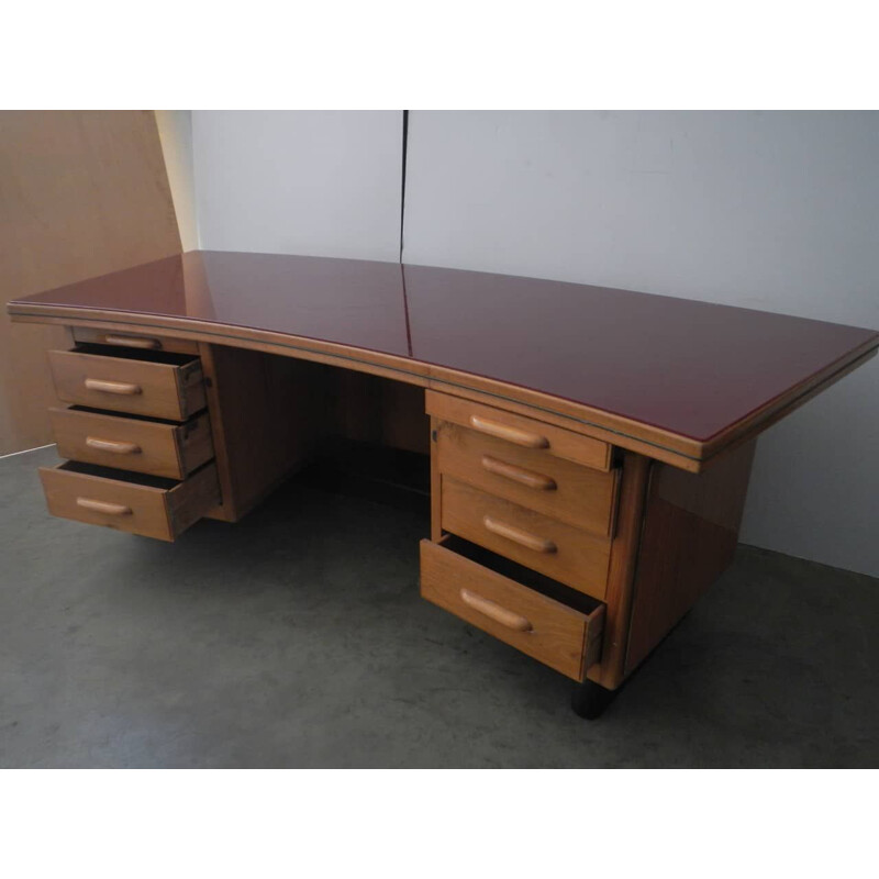 Vintage Castelli desk rosewood Anonima