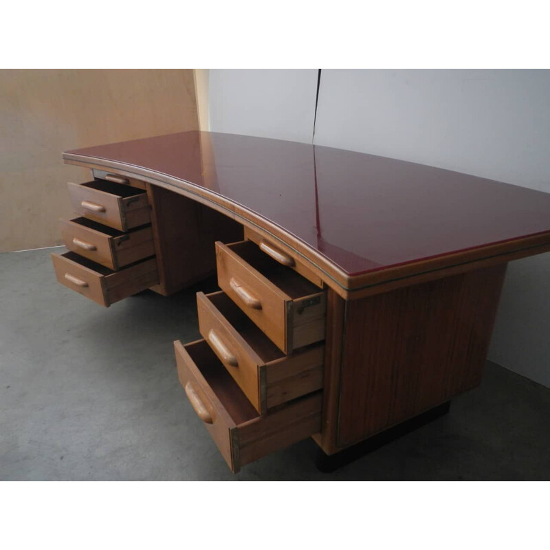 Vintage Castelli desk rosewood Anonima