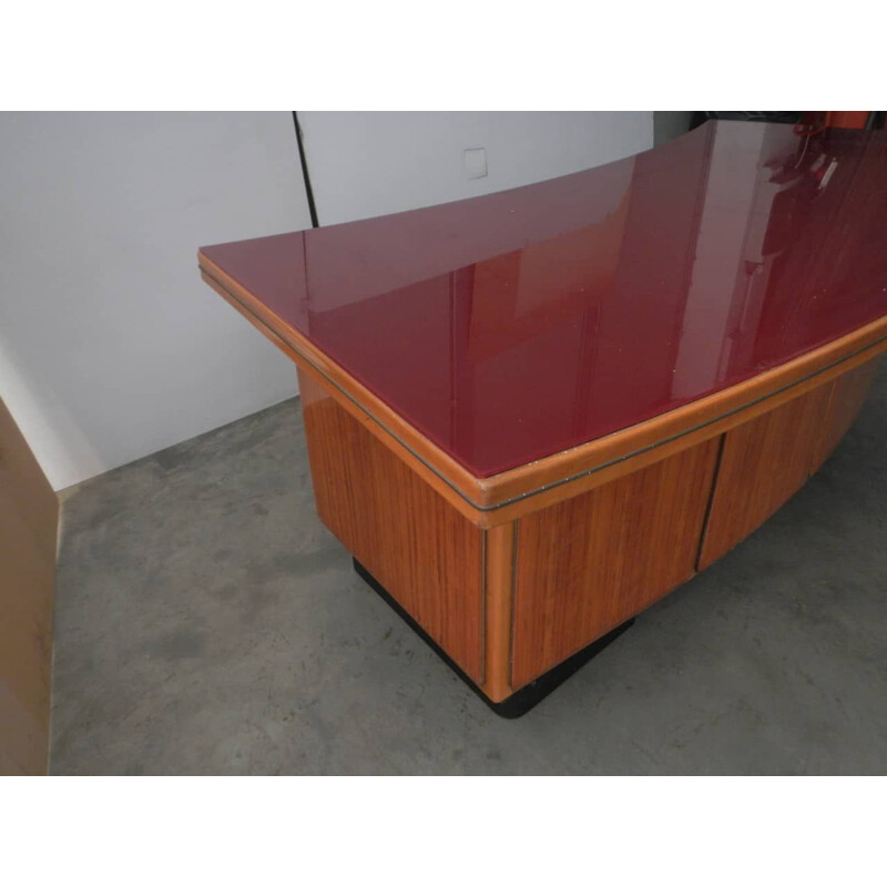 Vintage Castelli desk rosewood Anonima