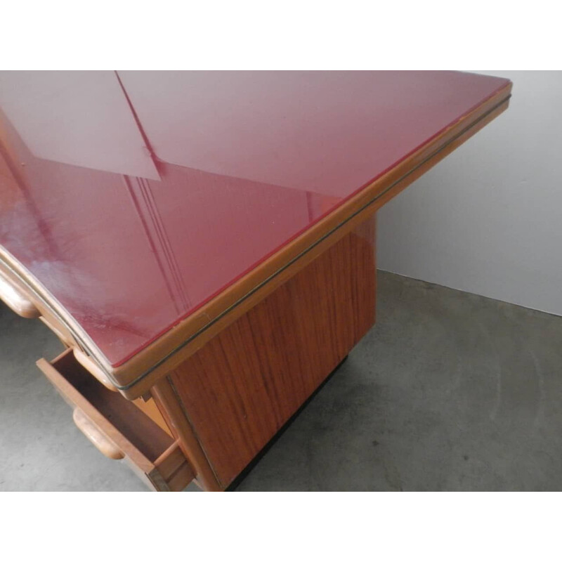 Vintage Castelli desk rosewood Anonima