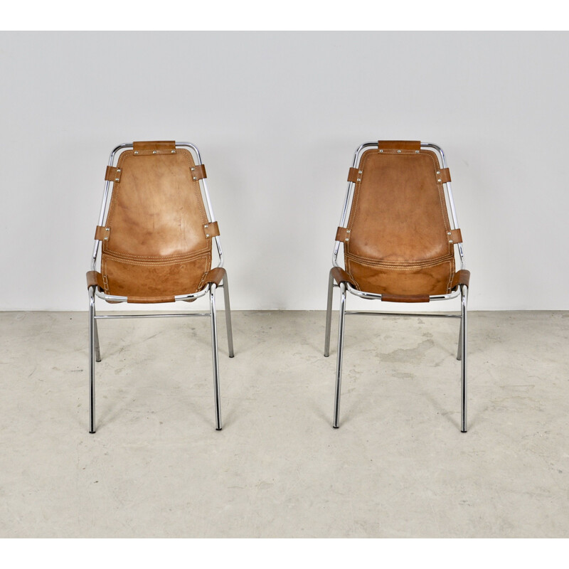 Paire de chaises vintage Les Arcs - 1960