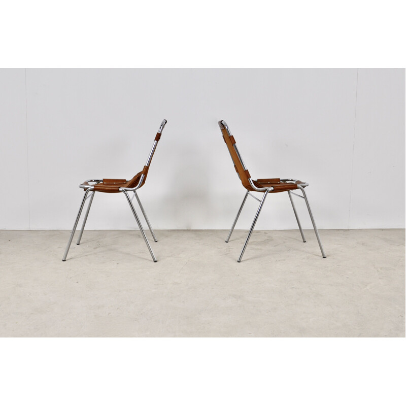 Paire de chaises vintage Les Arcs - 1960