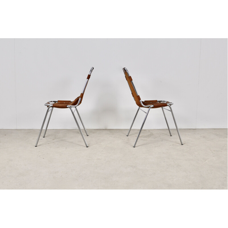 Vintage Pair "Les Arcs" chairs  1960s