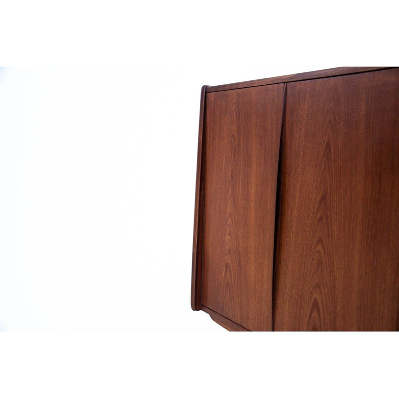 Vintage Teak Highboard, Denmark, 1960s