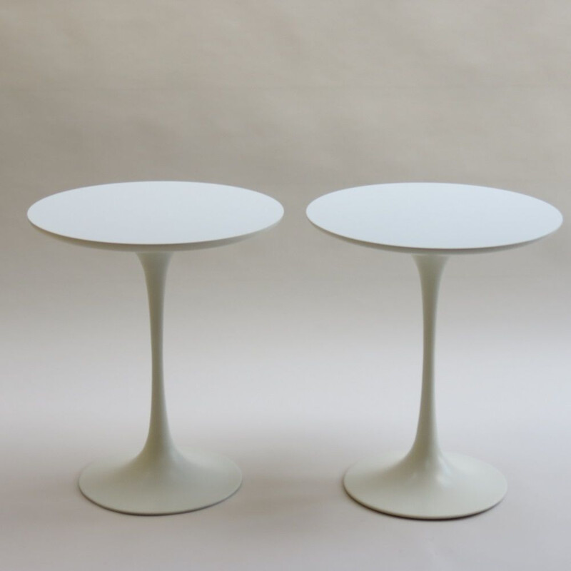 vintage Pair of  side tables by Maurice Burke UK 1960s