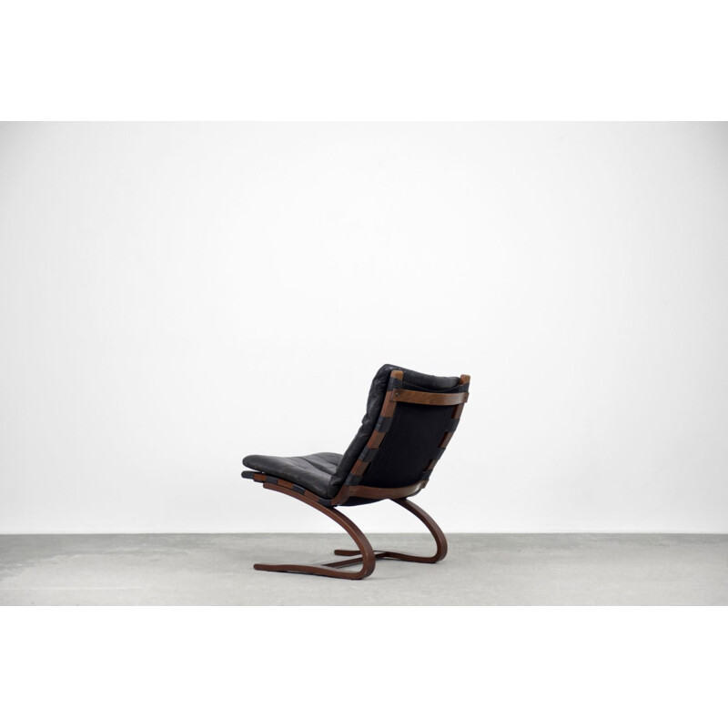 Vintage Scandinavian armchair by Ingmar Relling Westnofa 1965s