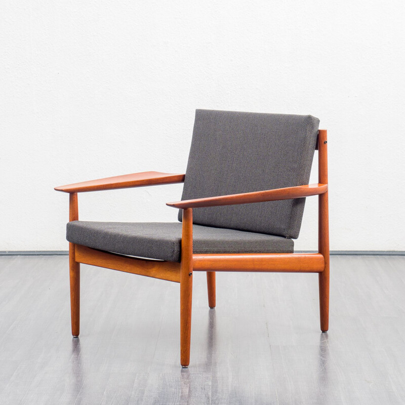 Vintage teak armchair by Glostrup Möbler Denmark 1960