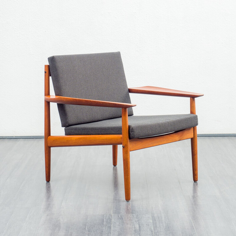 Vintage teak armchair by Glostrup Möbler Denmark 1960