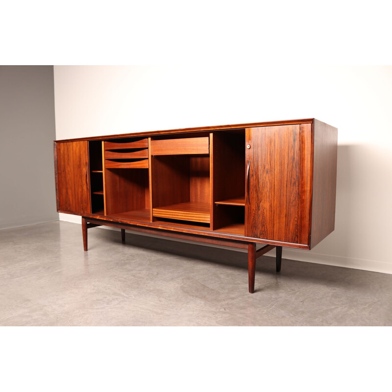 Vintage rosewood sideboard by Arne Vodder Denmark 1960s