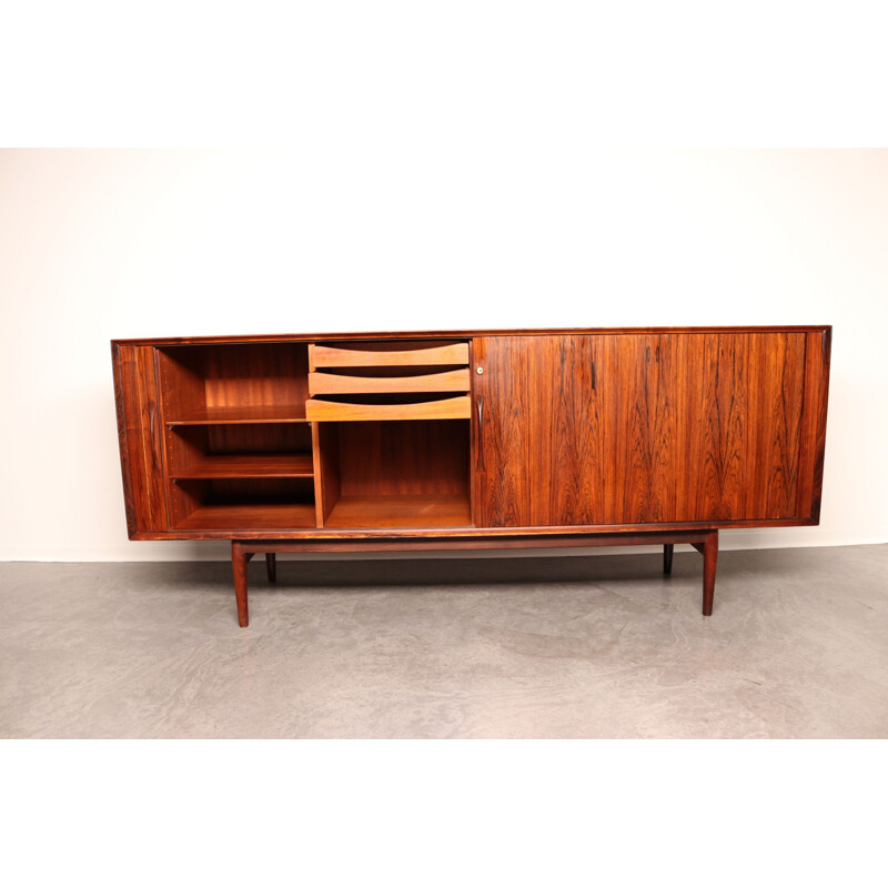 Vintage rosewood sideboard by Arne Vodder Denmark 1960s