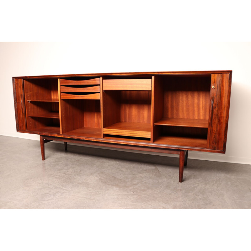 Vintage rosewood sideboard by Arne Vodder Denmark 1960s