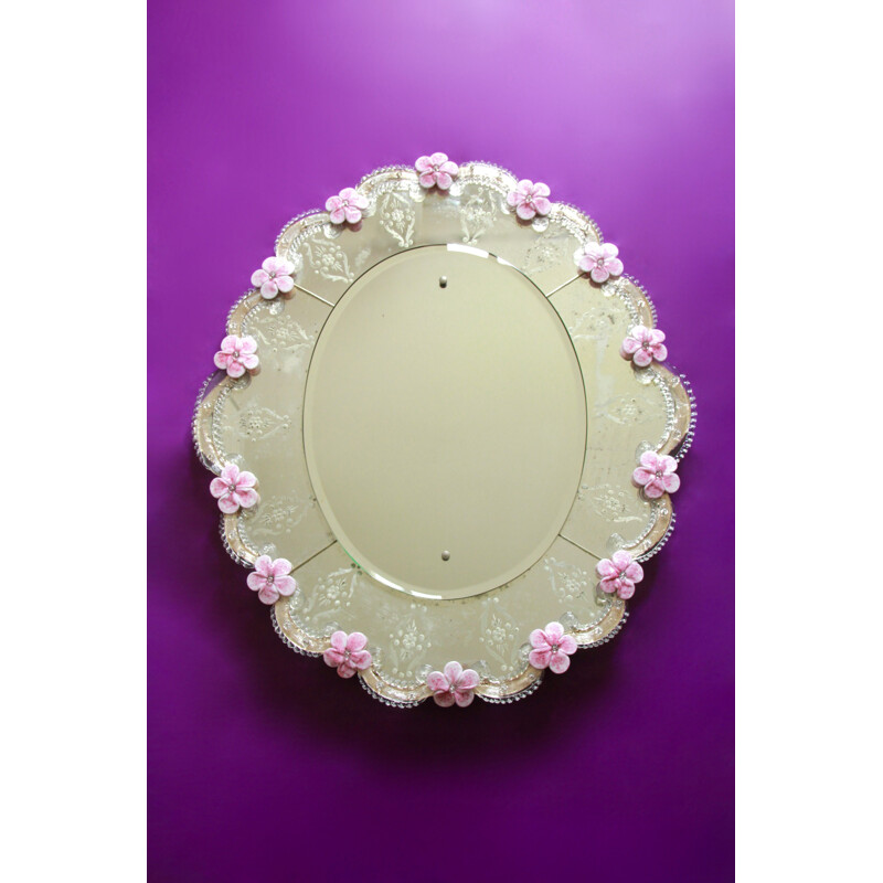 Vintage Large wall mirror Italy 1930s