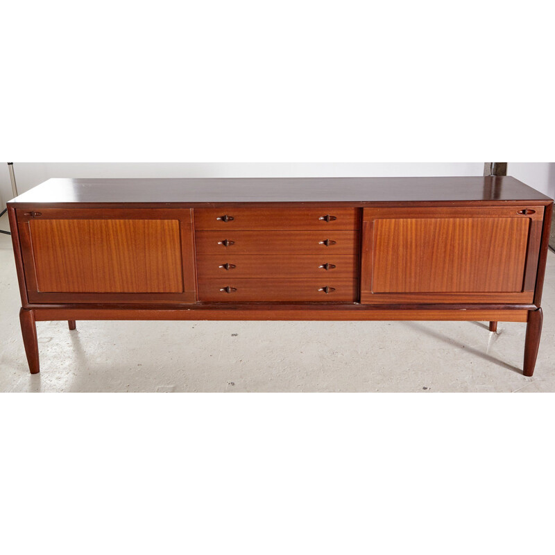 Vintage sideboard mahogany by H. W. Klein 1960s