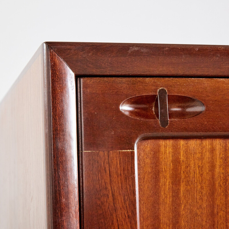 Vintage sideboard mahogany by H. W. Klein 1960s