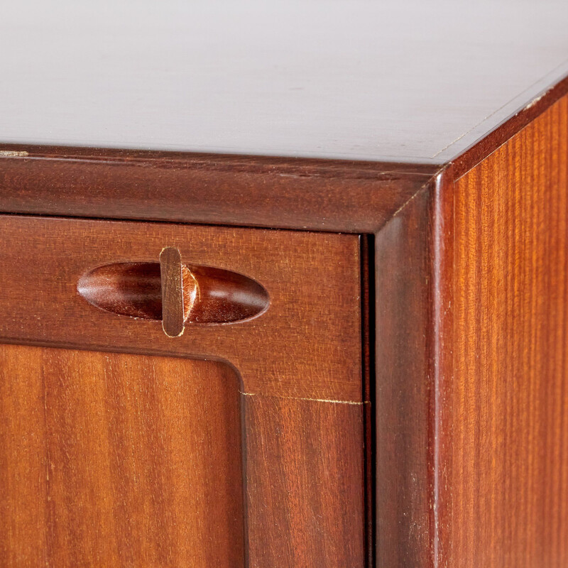 Vintage sideboard mahogany by H. W. Klein 1960s