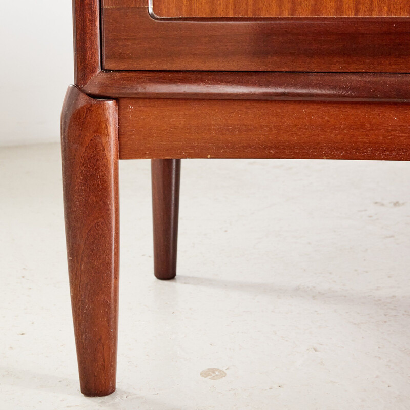 Vintage sideboard mahogany by H. W. Klein 1960s