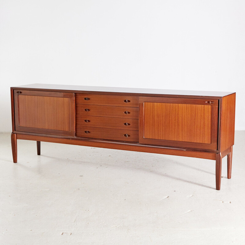 Vintage sideboard mahogany by H. W. Klein 1960s