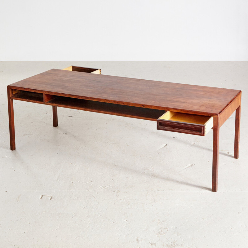 Vintage rosewood coffee table Danish  1960s