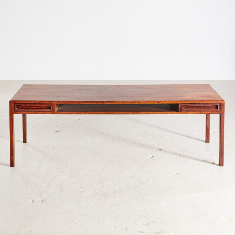 Vintage rosewood coffee table Danish  1960s