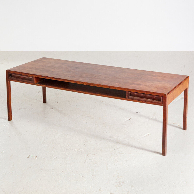 Vintage rosewood coffee table Danish  1960s