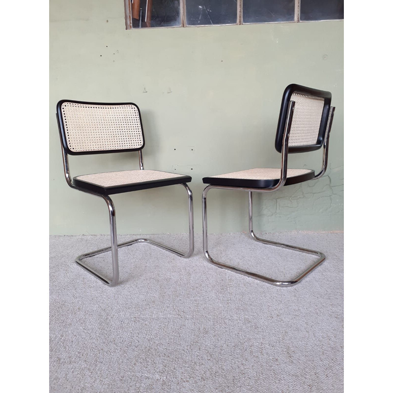 Pair of vintage chairs by Marcel Breuer Italy