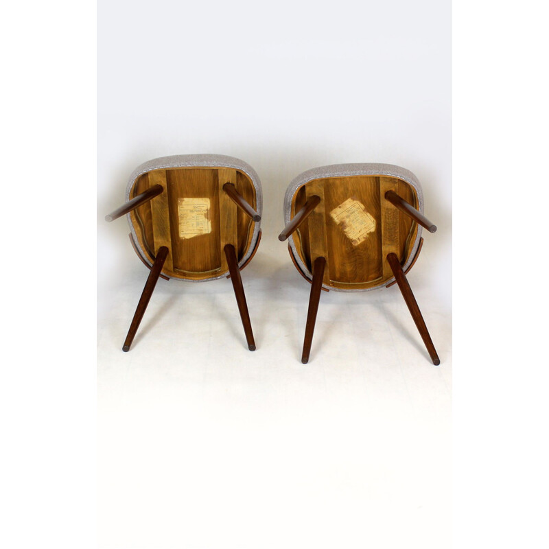 Paire de chaises vintage par Antonin Suman 1960