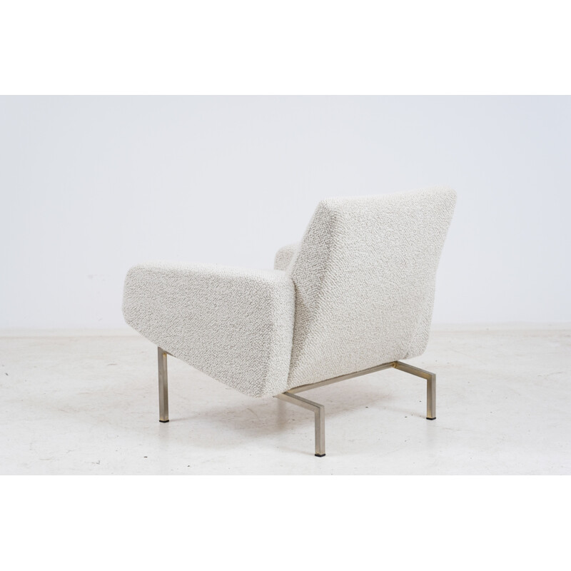 Vintage Tempo fauteuil in stof, Joseph André Motte voor Steiner 1960