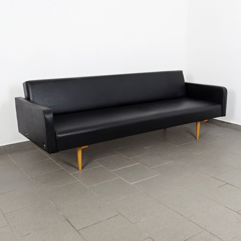 Vintage leatherette sofa