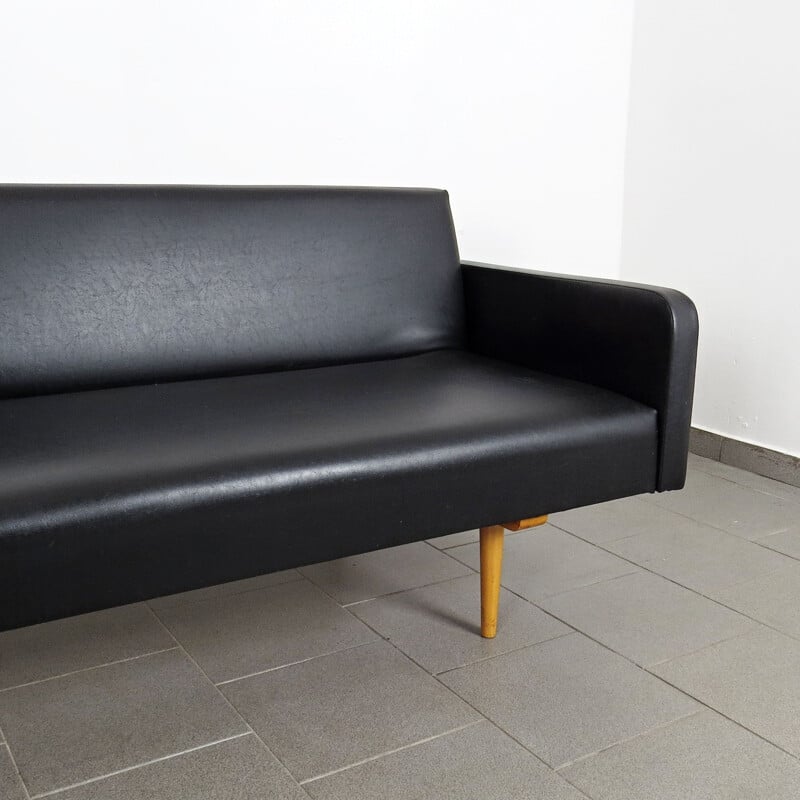 Vintage leatherette sofa