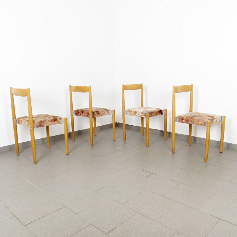 4 chaises vintage by Miroslav Navratil
