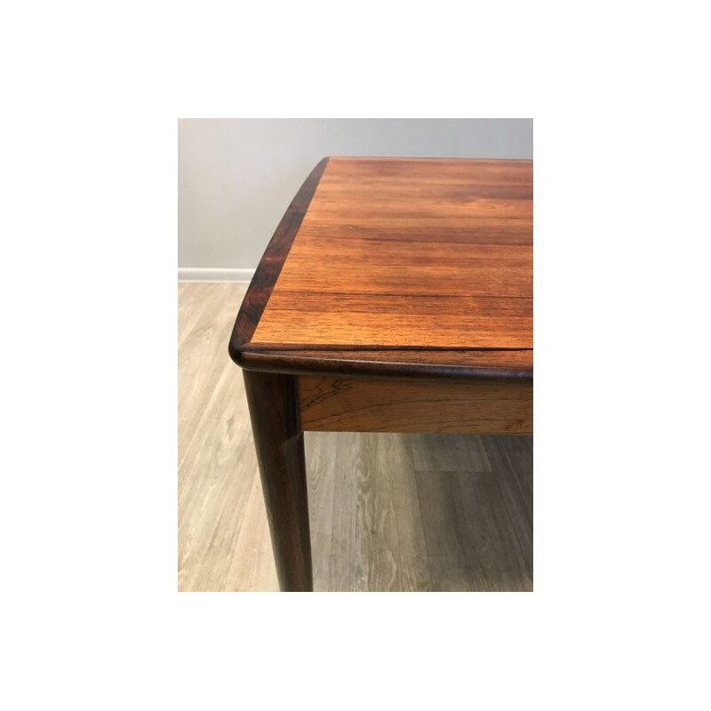 Table basse vintage en bois par Yngvar Sandström, Suède 1960