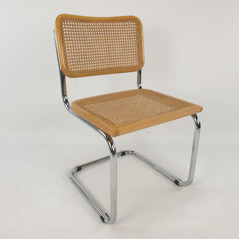 Vintage chairs set of 6 Marcel Breuer B32 Italy