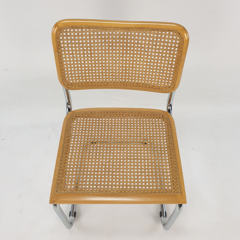 Vintage chairs set of 6 Marcel Breuer B32 Italy