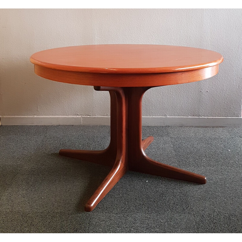 Vintage extendable table by niels koefoed denmark 1960s