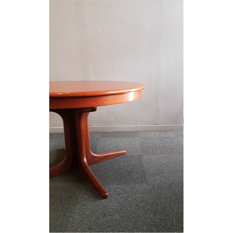 Vintage extendable table by niels koefoed denmark 1960s