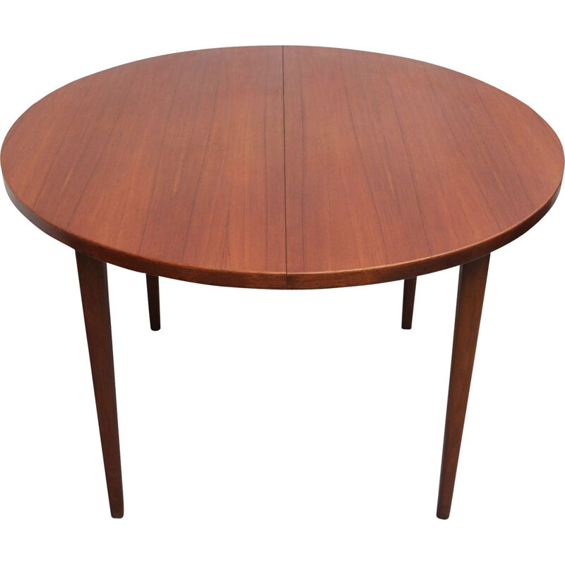 Vintage extendable teak dining table 1960