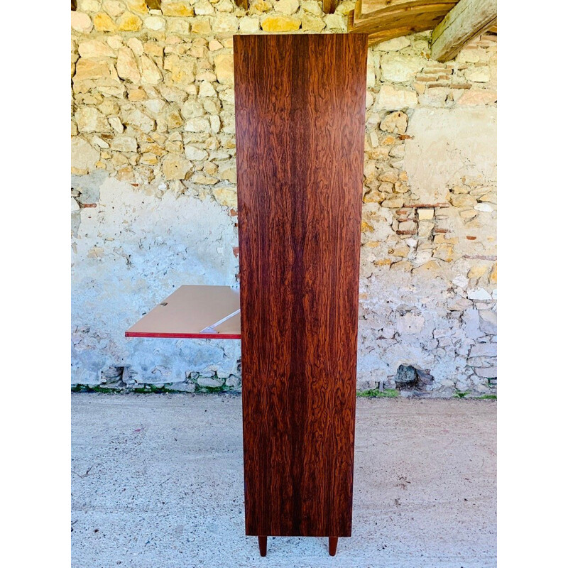 Vintage rosewood wall unit by Schreiber 1960