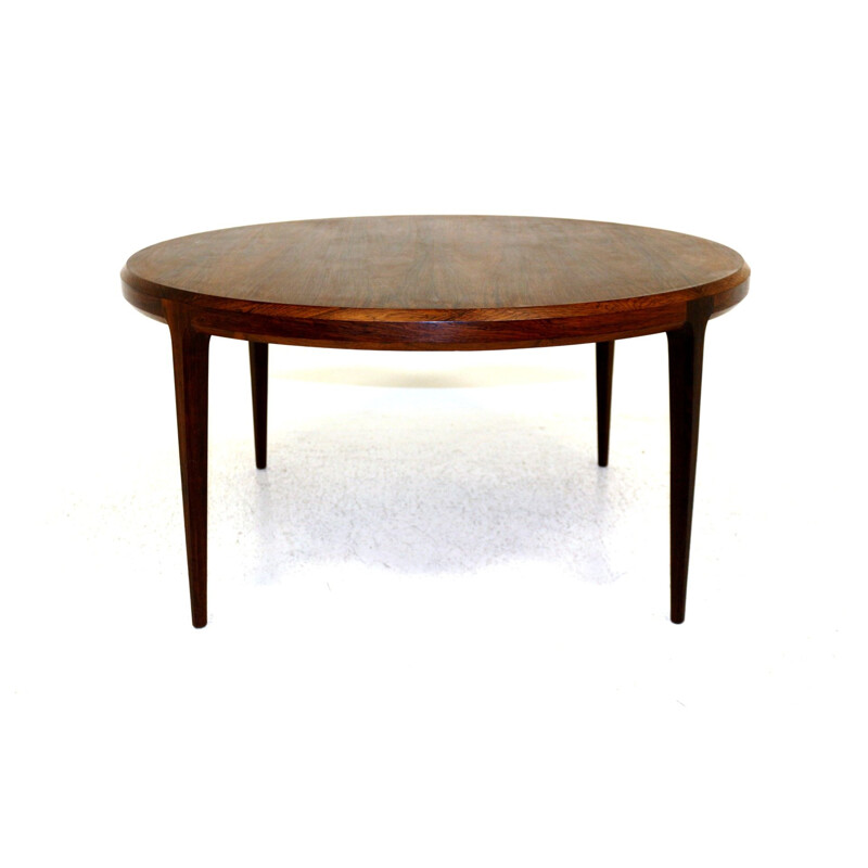 Mesa de café Vintage rosewood por Johannes Andersen, Dinamarca 1960