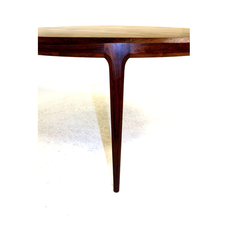 Vintage rosewood coffee table by Johannes Andersen, Denmark 1960